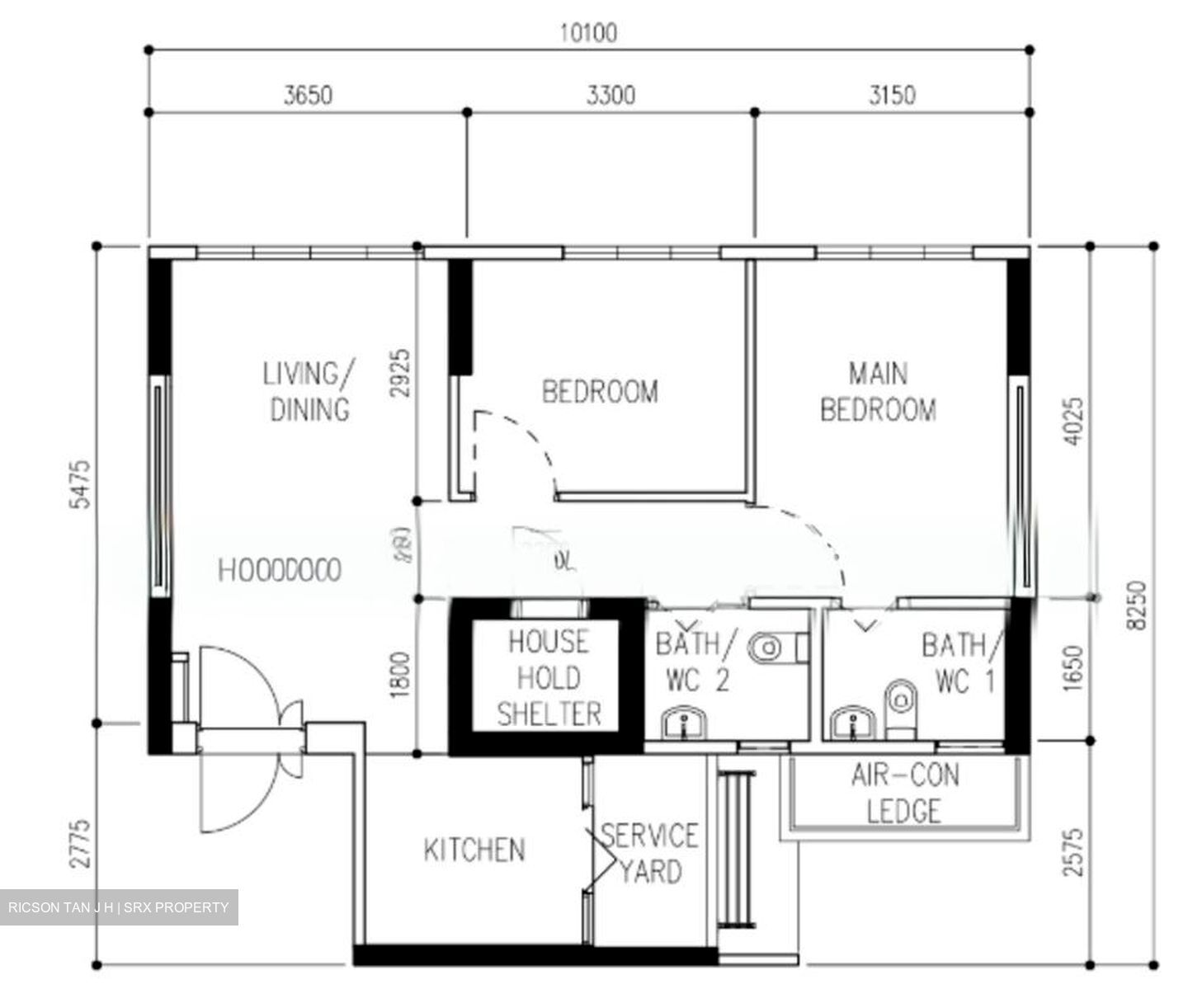 Blk 118A Alkaff Lakeview (Toa Payoh), HDB 3 Rooms #564079401